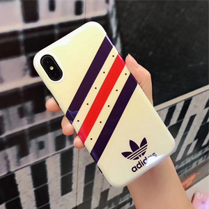 Adidas iPhonex ケース シンプル