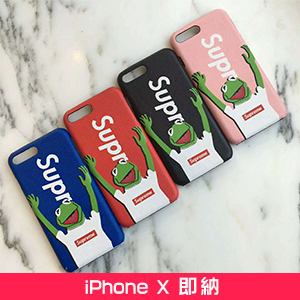 シュプリーム iphoneX ケース カエル