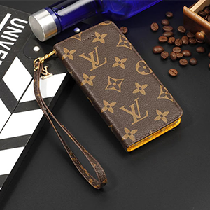 LV アイフォン7ケース 手帳型 モノグラム イエロー