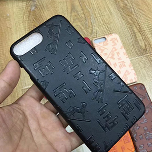 iPhone8ケース HERMES ブラック