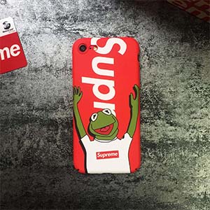 カーミット iphone7ケース supreme レッド