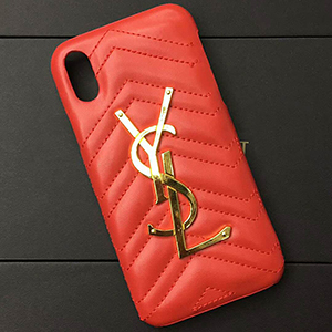 YSL iPhone8 カバー レッド